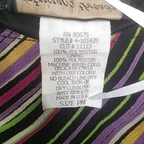 Intriguing Threads Skirt Womens Petite Medium Vintage Lined Made in USA - Picture 5 of 5